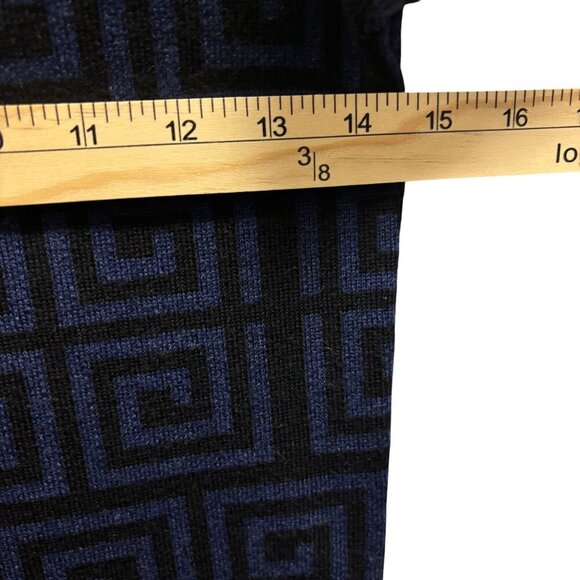 Alice+Olivia Womens Nadia Greek Key Geometric Merino Wool Sweater Dress Size XS - Picture 5 of 8